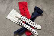 M&amp;S girls tights three pairs 3-4 years old 104cm