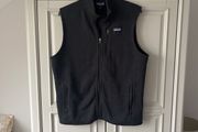 Patagonia Men's Black Zip-up Fleece Gilet size Large