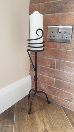 Wrought Iron candle holder REDUCED