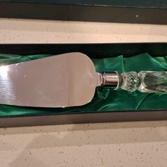 Vintage Galway Crystal cake server