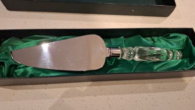 Vintage Galway Crystal cake server