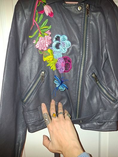 Stunning NEXT biker jacket, size 10 yo, like NEW condition