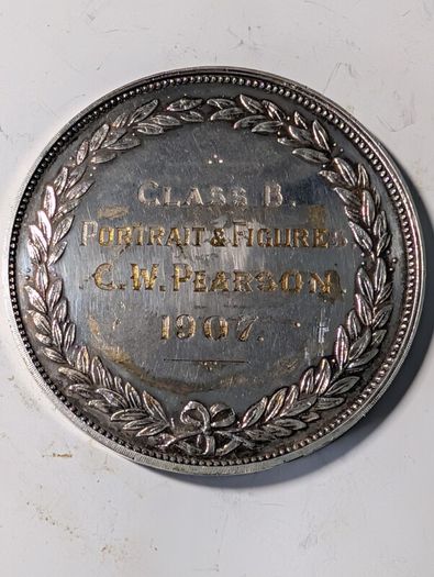 Photographic Society of Ireland silver medal dated  1907