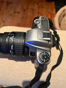Pentax MZ-6 35mm Film Camera + Sigma 28-80mm Lens + Pentax 75-300mm Lens + Bag