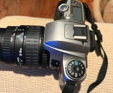 Pentax MZ-6 35mm Film Camera + Sigma 28-80mm Lens + Pentax 75-300mm Lens + Bag