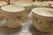 4 China Cups and Sugar Bowl