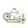 Chrome bicycle clock for child room Image 8