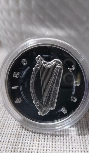Irland 10 Euro Skellig Michael 2008 Silver Proof