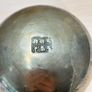 Vintage Chinese Brass Engraved Dish Bowl 24cm China c1930s Old Patina Image 6