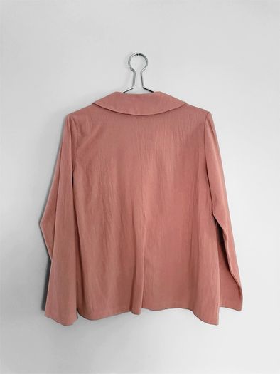 New Dusty Rose Button Down Long Sleeve Shirt