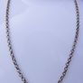 Vintage 9 Ct Yellow Gold 375 Belcher Link Chain Necklace 20" Long 6,30g Image 6