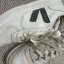 VEJA Men's Campo Trainers in White with Black V - Size 40 Image 2