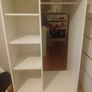 ikea half wardrobe with shelves Image 3
