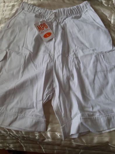 girls white shorts brand new