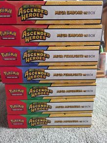 Pokemon Ascended Heroes Mega EX Boxes