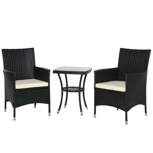 2 Pc Rattan Chairs Set (free Shipping)