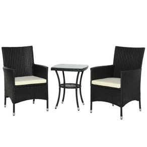 2 Pc Rattan Chairs Set (free Shipping)