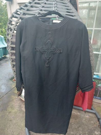 Vintage black Schneberger dress (free post)