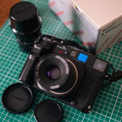 Mamiya 7ii with 80mm and 65mm lens