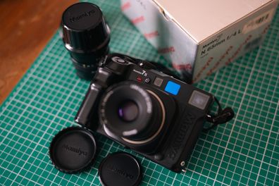 Mamiya 7ii with 80mm and 65mm lens