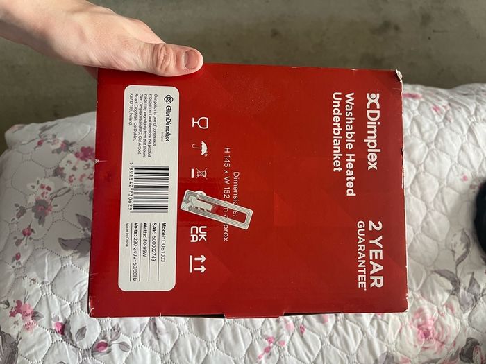 Dimplex King Size Heated Underblanket