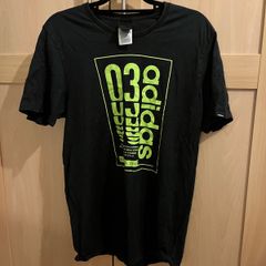 Black and luminous green T-shirt Adidas size large