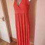 Atmosphere coral maxi halter neck dress size UK14 EU42 Postage included Image 2