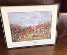 The Hunt Print Framed by Heywood Hardy 20.5" x 16.5"