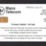 2000 Isle of Man UK5 /55 units St German's Cathedral (Siemens - S37) Phone Card Image 2