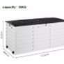 BRAND NEW 265 L Garden Furniture Storage Box Outdoor Furniture Protective Cover Garden Deck Box Cabinet Cover Waterproof Durable Storage Image 4