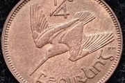 [#355] - Ireland 1939 | Irish 1/4d | Farthing | Woodcock