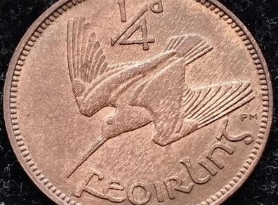 [#355] - Ireland 1939 | Irish 1/4d | Farthing | Woodcock