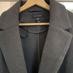 Newlook charcoal grey coat