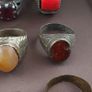 Antique Brass Ring Collection 15 Mixed Vintage Handmade Rings Image 4