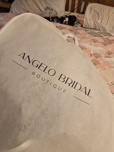 wedding dress.