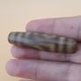 Vintage Himalayan Tibetan 2Eye Agate Dzi Bead Amulet Image 2