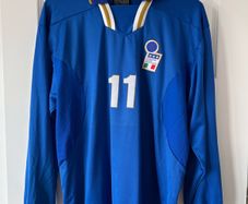 Italy Match Worn Issued Jersey Shirt Italia 96 97 Nike Xl