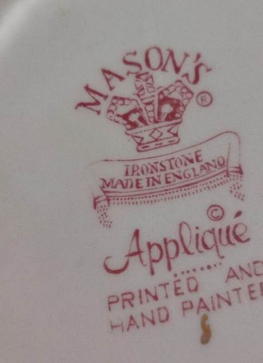 Masons Ironstone applique ware jug excellent condition.