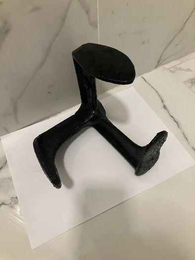 Vintage cast iron three legged Cobbler's Anvil