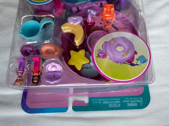 Polly Pocket Micro Doll Sparkle Cove Adventure Unicorn Floatie Compact Playset new Please look at the pictures