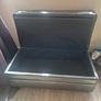 leather covered blanket box Image 2