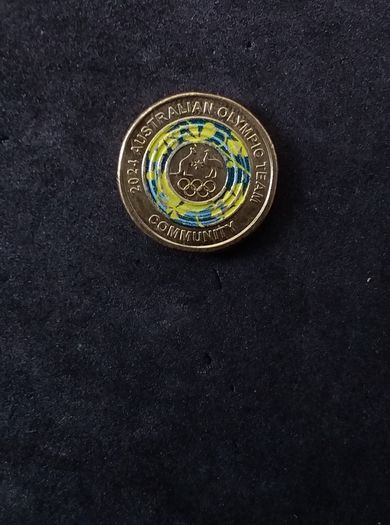 Australian : Olympic Team " Community " 2 Dollar Coin - 2024 , Limited Edition