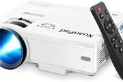 FREE EXPRESS SHIPPING Mini Projector Portable video-projector,55000 Hours Multimedia Home Theater movie Projector,Compatible with TV Stick,Full HD 1080P HDMI,VGA,USB,AV,laptop,iphone,Android Smartphone