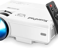FREE EXPRESS SHIPPING Mini Projector Portable video-projector,55000 Hours Multimedia Home Theater movie Projector,Compatible with TV Stick,Full HD 1080P HDMI,VGA,USB,AV,laptop,iphone,Android Smartphone