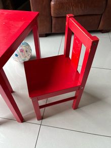 Childrens table and 2 chairs