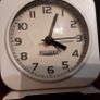 white alarm clock Image 2