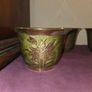 Set of 4 Cloisonne Brass Planters Image 2