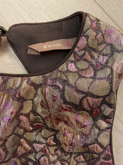 Stunning Metallic Dress Size 10