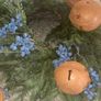 Large fir and small fir blueberries wreaths with a selection of rustic bells and ribbons Image 2