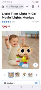 Little Tikes musical monkey toy in english & french